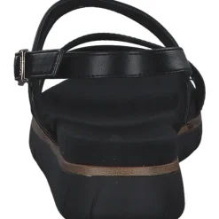 s. Oliver 28715, Keilsandaletten, Damen, black