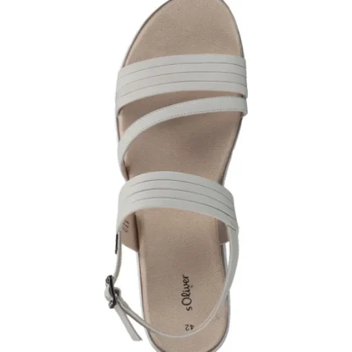 s. Oliver 28715, Keilsandaletten, Damen, beige