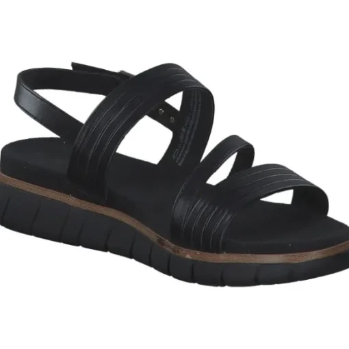 s. Oliver 28715, Keilsandaletten, Damen, black