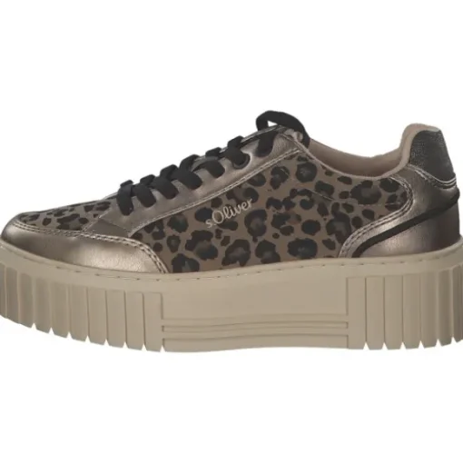s. Oliver 5-23662-43/907 M2366242, Schnürschuhe, Damen, LEOPARD