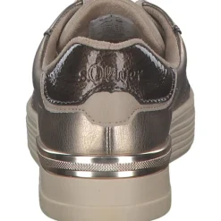 s. Oliver 5-23603-43/406 M2360342, Schnürschuhe, Damen, beige metallic