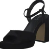 s. Oliver 28319, Plateau-Sandaletten, Damen, black