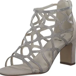 s. Oliver 28308, Plateau-Sandaletten, Damen, Beige