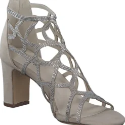 s. Oliver 28308, Plateau-Sandaletten, Damen, Beige