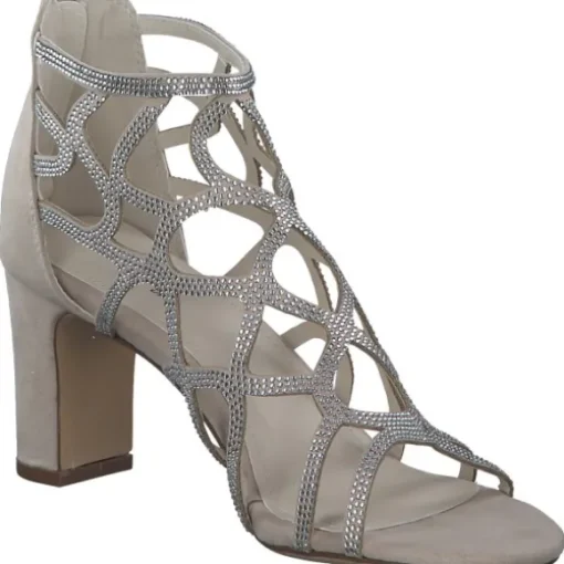 s. Oliver 28308, Plateau-Sandaletten, Damen, Beige