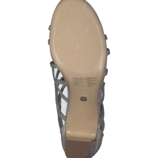 s. Oliver 28308, Plateau-Sandaletten, Damen, Beige