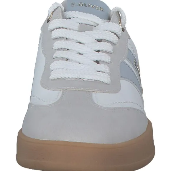 s. Oliver 23652, Schnürschuhe, Damen, white/blue