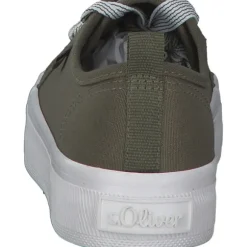 s. Oliver 23618, Sneakers Low, Damen, Grün
