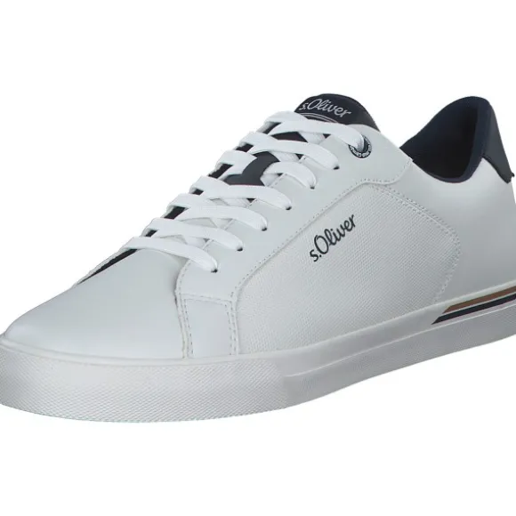 s. Oliver 13630, Sneakers Low, Herren, Weiß