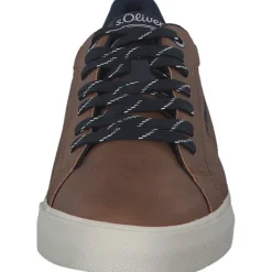 s. Oliver 13630, Sneakers Low, Herren, Braun/Blau