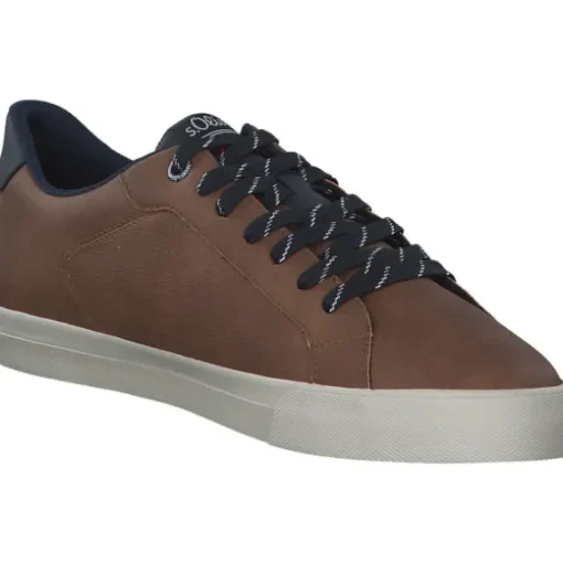 s. Oliver 13630, Sneakers Low, Herren, Braun/Blau