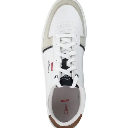 s. Oliver 13621, Sportliche Halbschuhe, Herren, WHITE COMB.