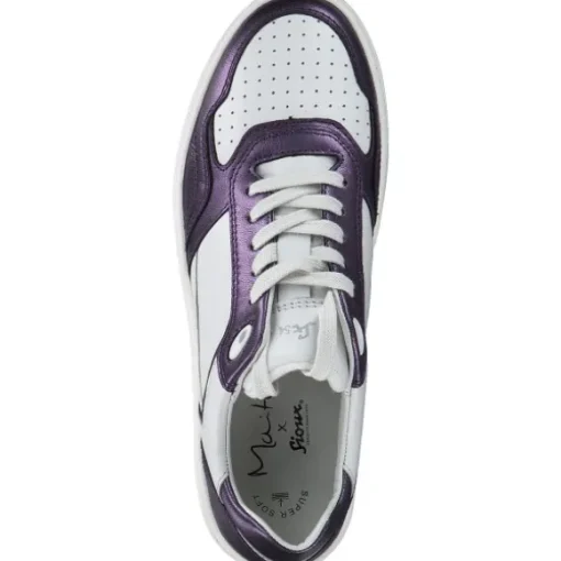 Sioux 40404 Maites Sneaker 001, Schnürschuhe, Damen, lila/snow