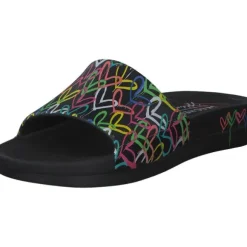 Skechers 111327, Badelatschen, Damen, Schwarz
