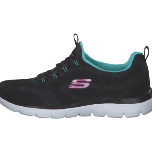 Skechers 150120 BKMT Summits New Nature, Slip-On-Sneaker, Damen, Schwarz