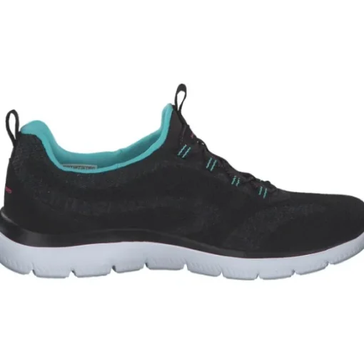 Skechers 150120 BKMT Summits New Nature, Slip-On-Sneaker, Damen, Schwarz