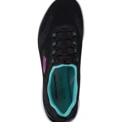 Skechers 150120 BKMT Summits New Nature, Slip-On-Sneaker, Damen, Schwarz