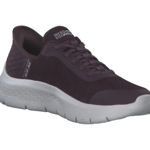 Skechers 124836 BURG Slip ins Go walk flex, Slip-On-Sneaker, Damen, burgund