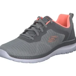 Skechers 12607 GYCL Bountiful Quick Path, Schnürschuhe, Damen, Grau