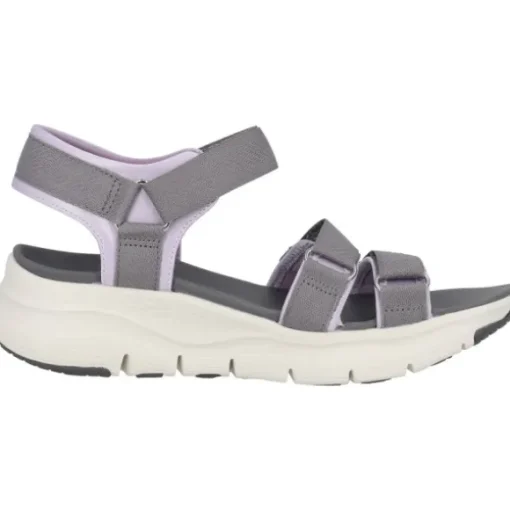 Skechers 119305, Keilsandaletten, Damen, Grau