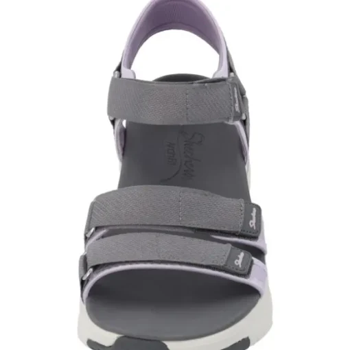 Skechers 119305, Keilsandaletten, Damen, Grau