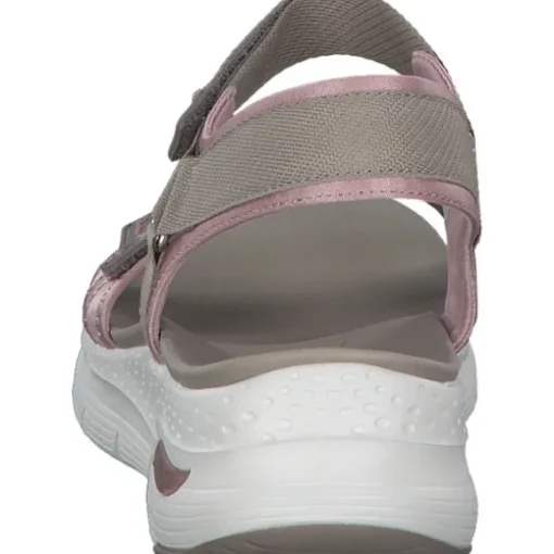 Skechers 119305, Keilsandaletten, Damen, taupe/pink