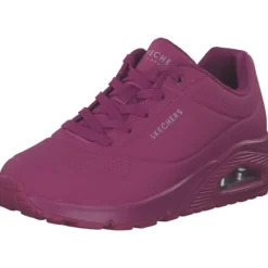 Skechers 73690 MAG Uno Stand on Air, Schnürschuhe, Damen, Pink (Magenta)