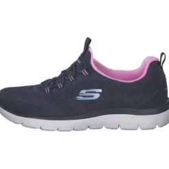 Skechers 150120 NVPK Summits, Slip-On-Sneaker, Damen, Blau