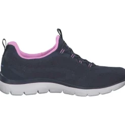Skechers 150120 NVPK Summits, Slip-On-Sneaker, Damen, Blau