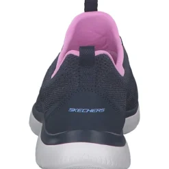 Skechers 150120 NVPK Summits, Slip-On-Sneaker, Damen, Blau