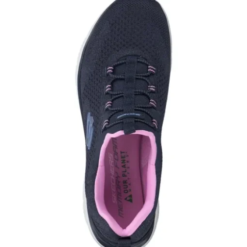 Skechers 150120 NVPK Summits, Slip-On-Sneaker, Damen, Blau