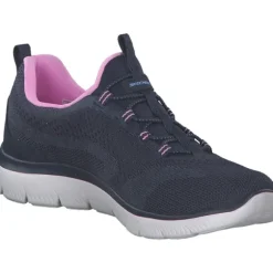 Skechers 150120 NVPK Summits, Slip-On-Sneaker, Damen, Blau
