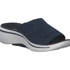 Skechers 140274, Plateau-Pantoletten, Damen, navy