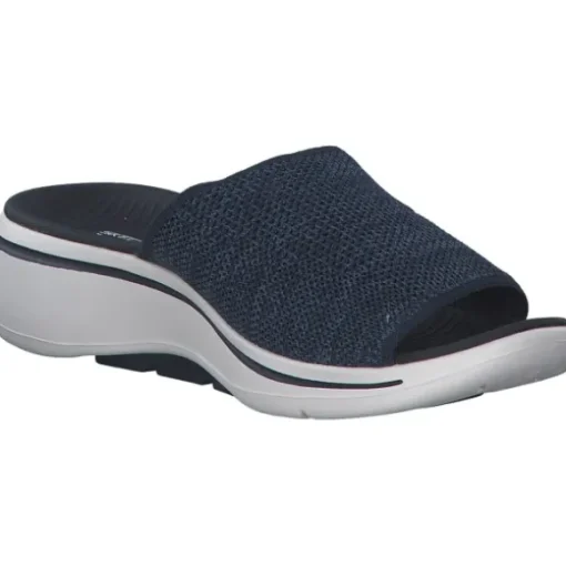 Skechers 140274, Plateau-Pantoletten, Damen, navy