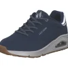 Skechers 155196, Schnürschuhe, Damen, navy/silver