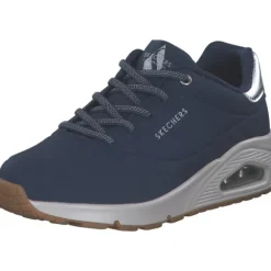 Skechers 155196, Schnürschuhe, Damen, navy/silver