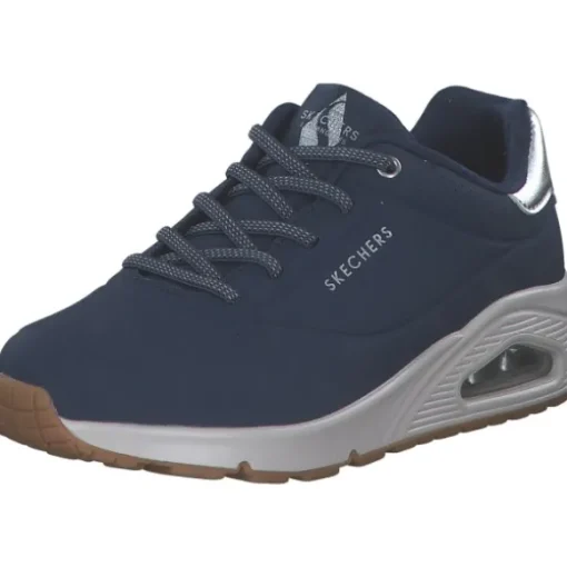 Skechers 155196, Schnürschuhe, Damen, navy/silver