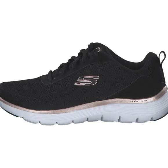Skechers 150206, Schnürschuhe, Damen, Black mesh / rose gold
