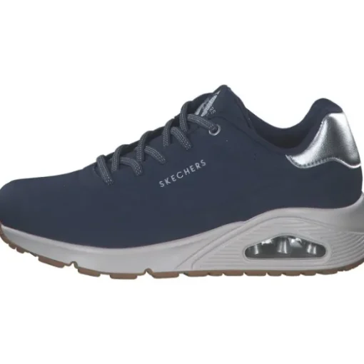 Skechers 155196, Schnürschuhe, Damen, navy/silver