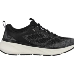 Skechers 150471, Schnürschuhe, Damen, BLACK KNIT / LAVENDER TRIM