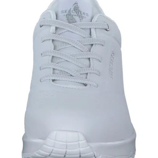 Skechers 155196, Schnürschuhe, Damen, WHITE/SILVER