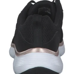 Skechers 150206, Schnürschuhe, Damen, Black mesh / rose gold