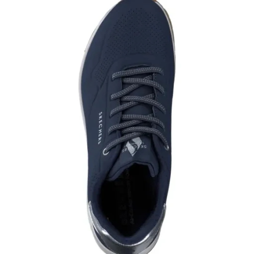 Skechers 155196, Schnürschuhe, Damen, navy/silver