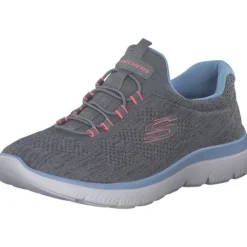 Skechers 150113, Slip-On-Sneaker, Damen, Grau (Grey)