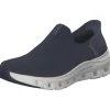 Skechers 150422, Slip-On-Sneaker, Damen, NAVY KNIT / BLUE TRIM
