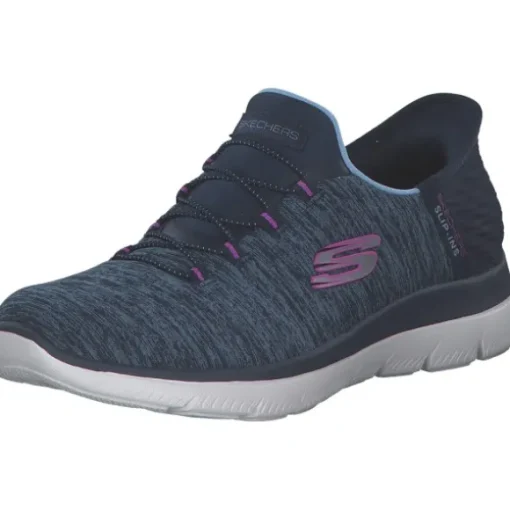 Skechers 149937, Slip-On-Sneaker, Damen, navy/pink