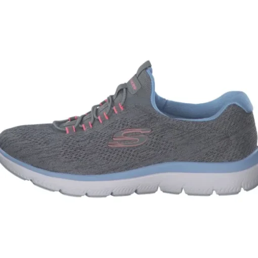 Skechers 150113, Slip-On-Sneaker, Damen, Grau (Grey)