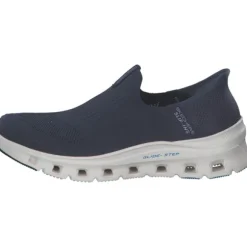 Skechers 150422, Slip-On-Sneaker, Damen, NAVY KNIT / BLUE TRIM