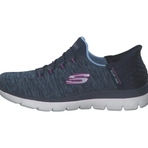 Skechers 149937, Slip-On-Sneaker, Damen, navy/pink