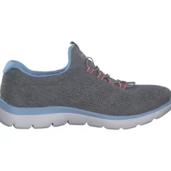 Skechers 150113, Slip-On-Sneaker, Damen, Grau (Grey)